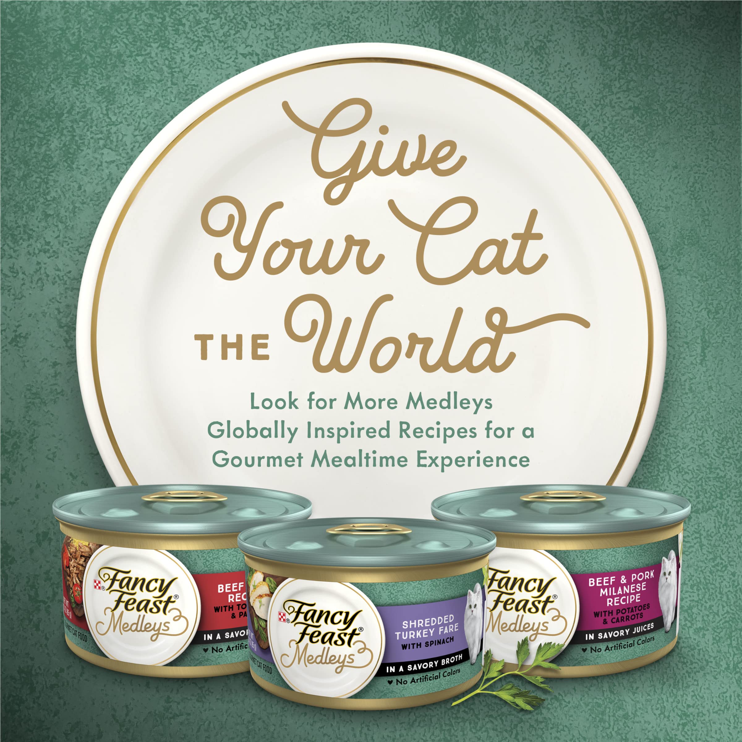 Fancy Feast Medleys Toscane – texture riche et sauce qui attire l’attention.