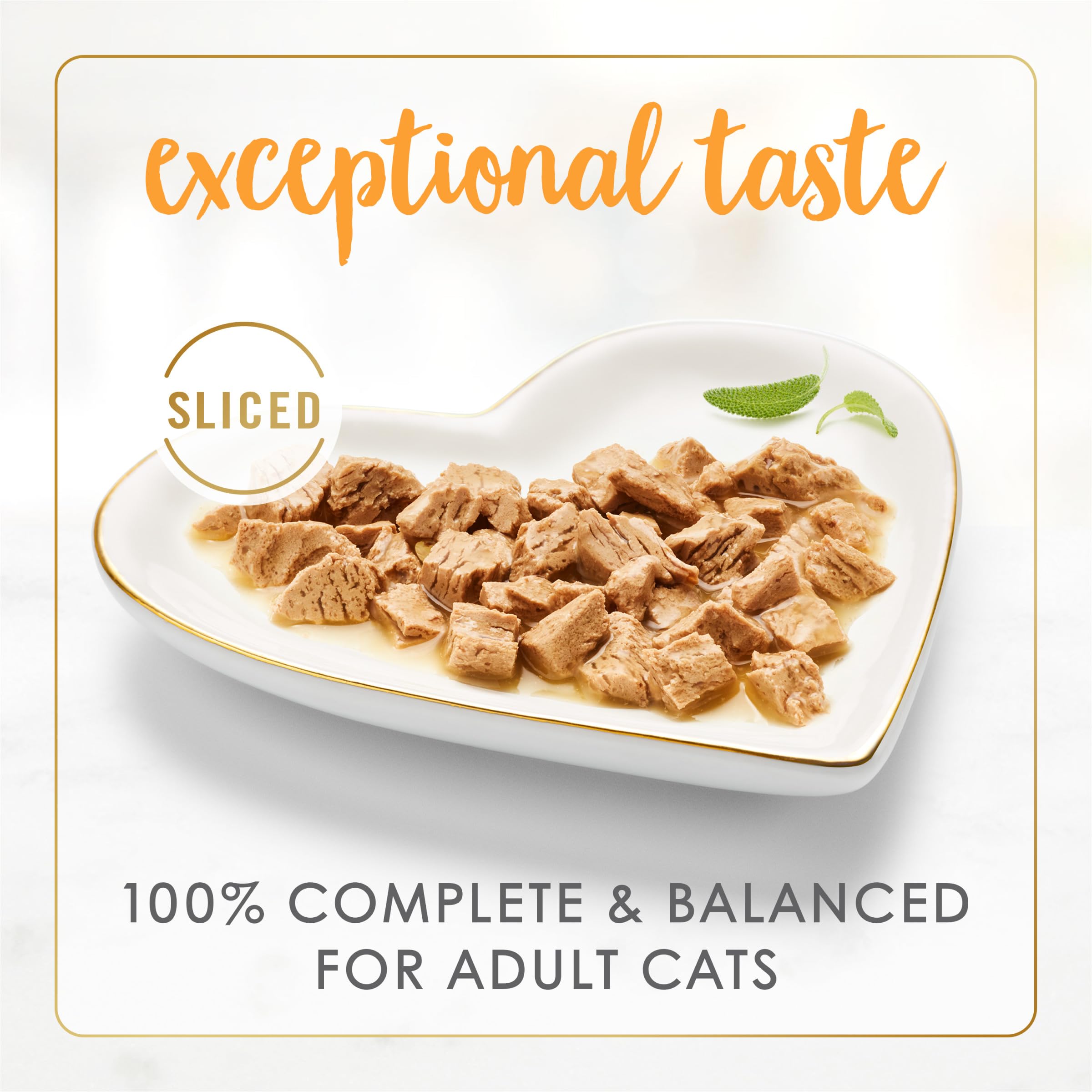 Fancy Feast morceaux-dinde-humides-dans-sauce, bouchées faciles à mâcher.
