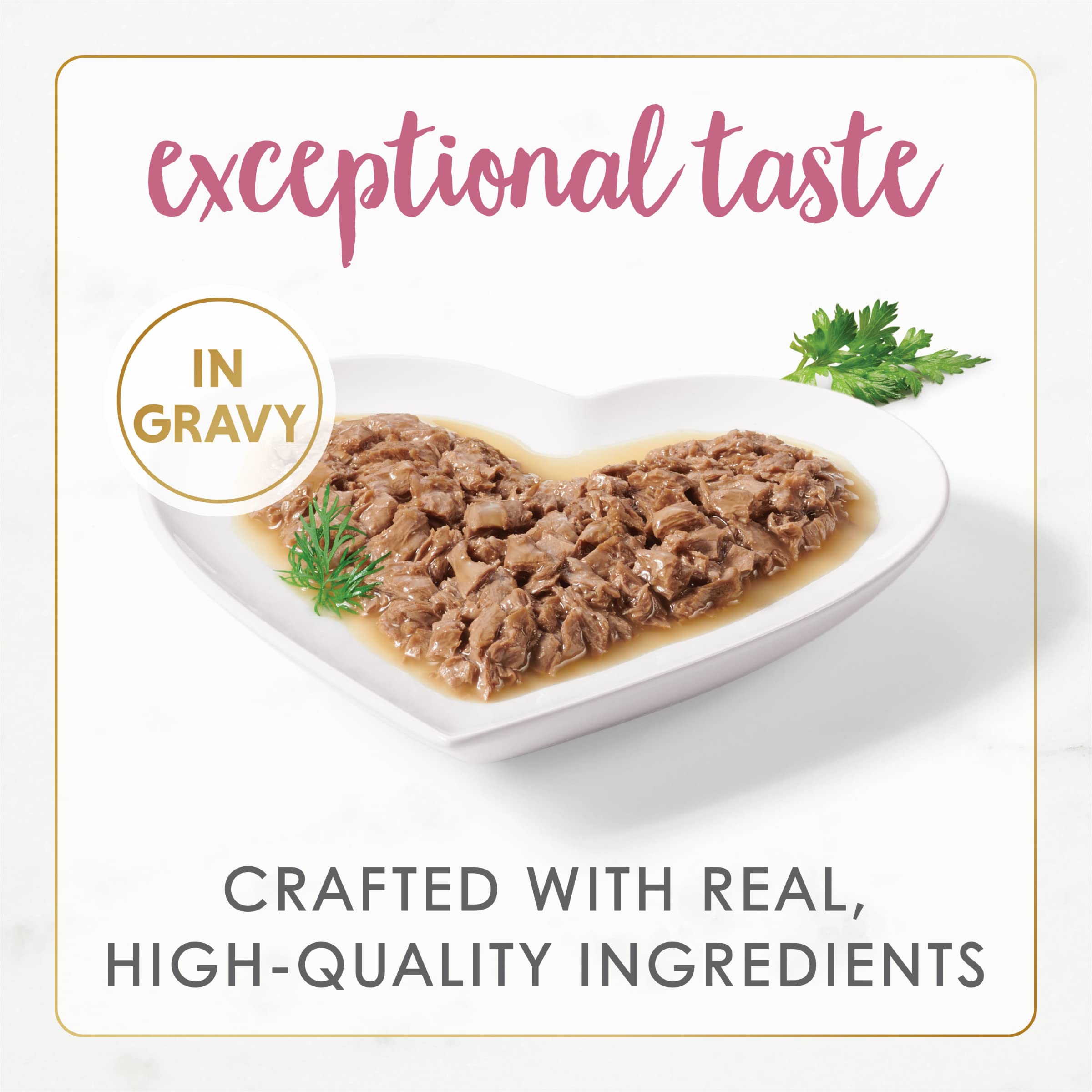 Fancy Feast morceaux et sauce, texture tendre idéale pour chats adultes