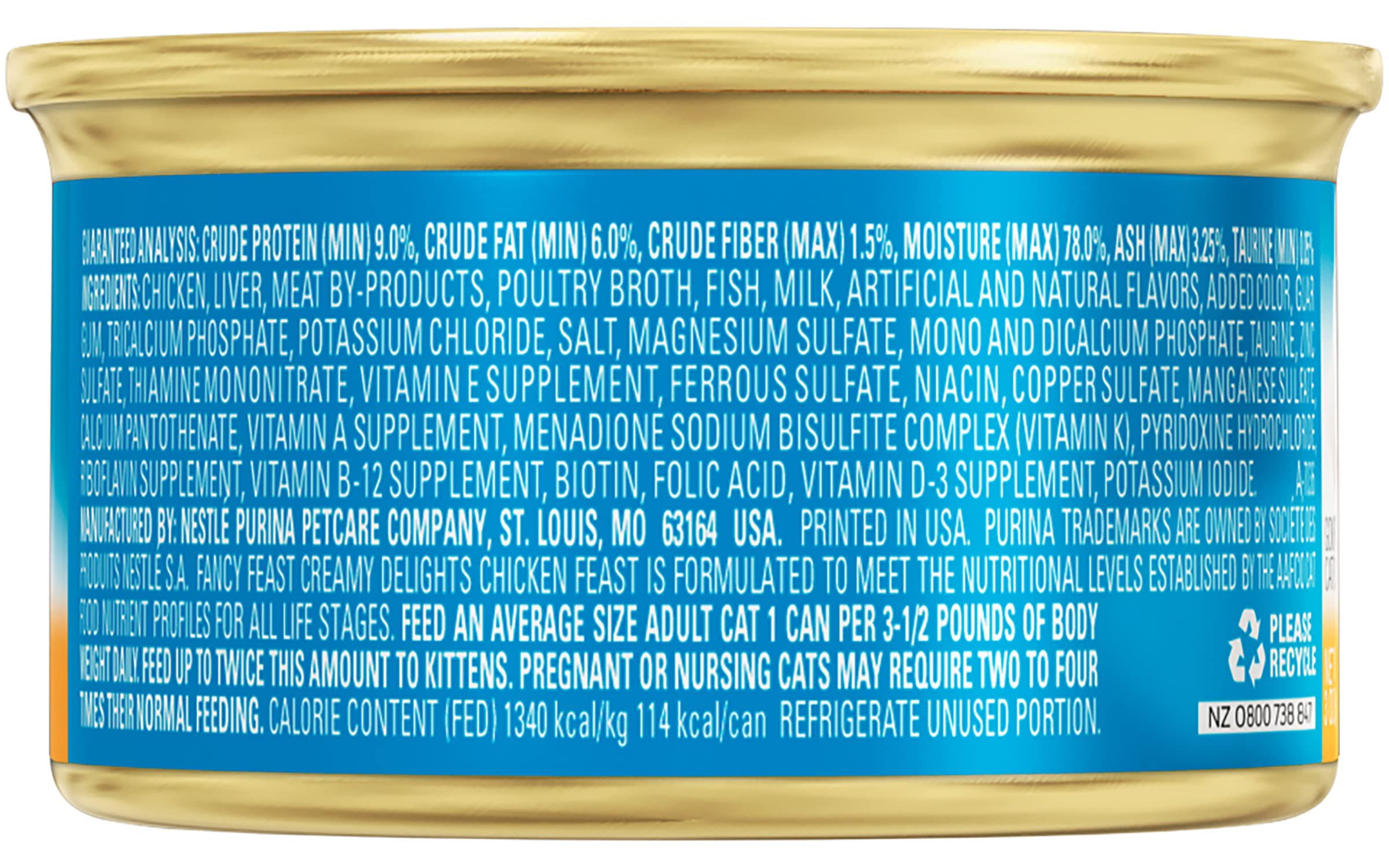 Fancy Feast nutrition complète pour chats adultes, équilibre et bien-être.