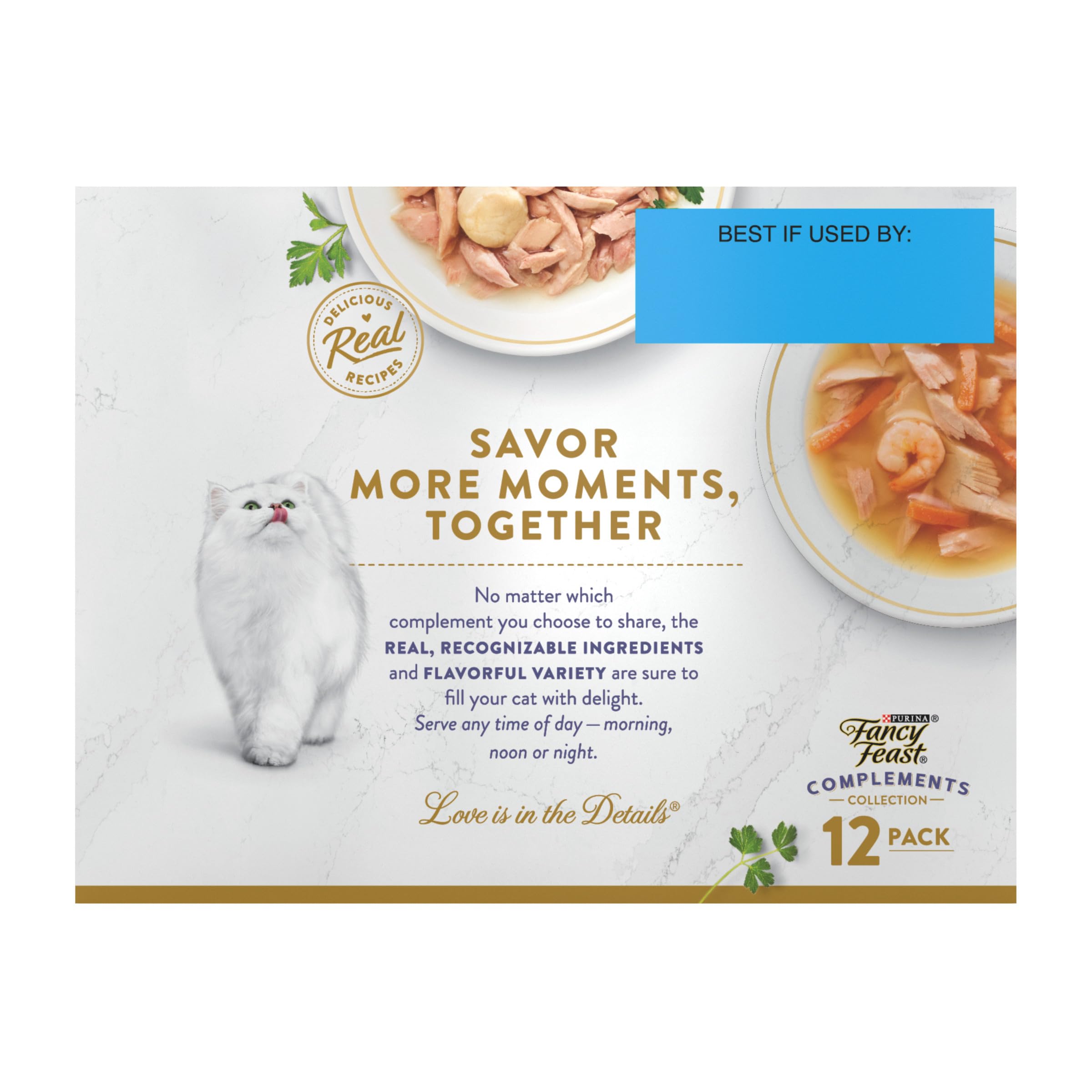 Purina Fancy Feast paquets pratiques 12 pièces variétés, achat facilité