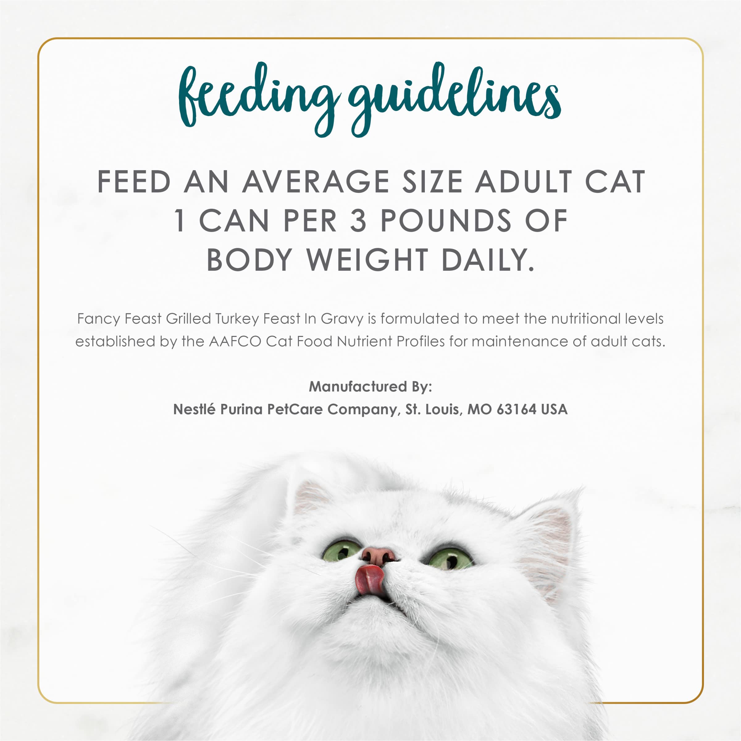 Fancy Feast parfum dinde grillee: aromes appetissants pour encourager l'essai de repas.