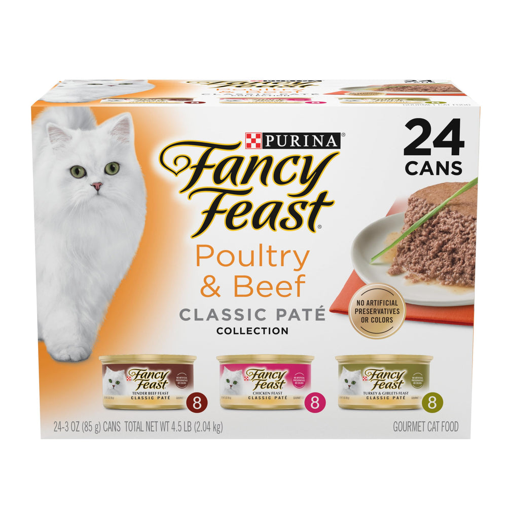 Fancy Feast pâté chat poulet et boeuf – texture onctueuse et saveurs riches