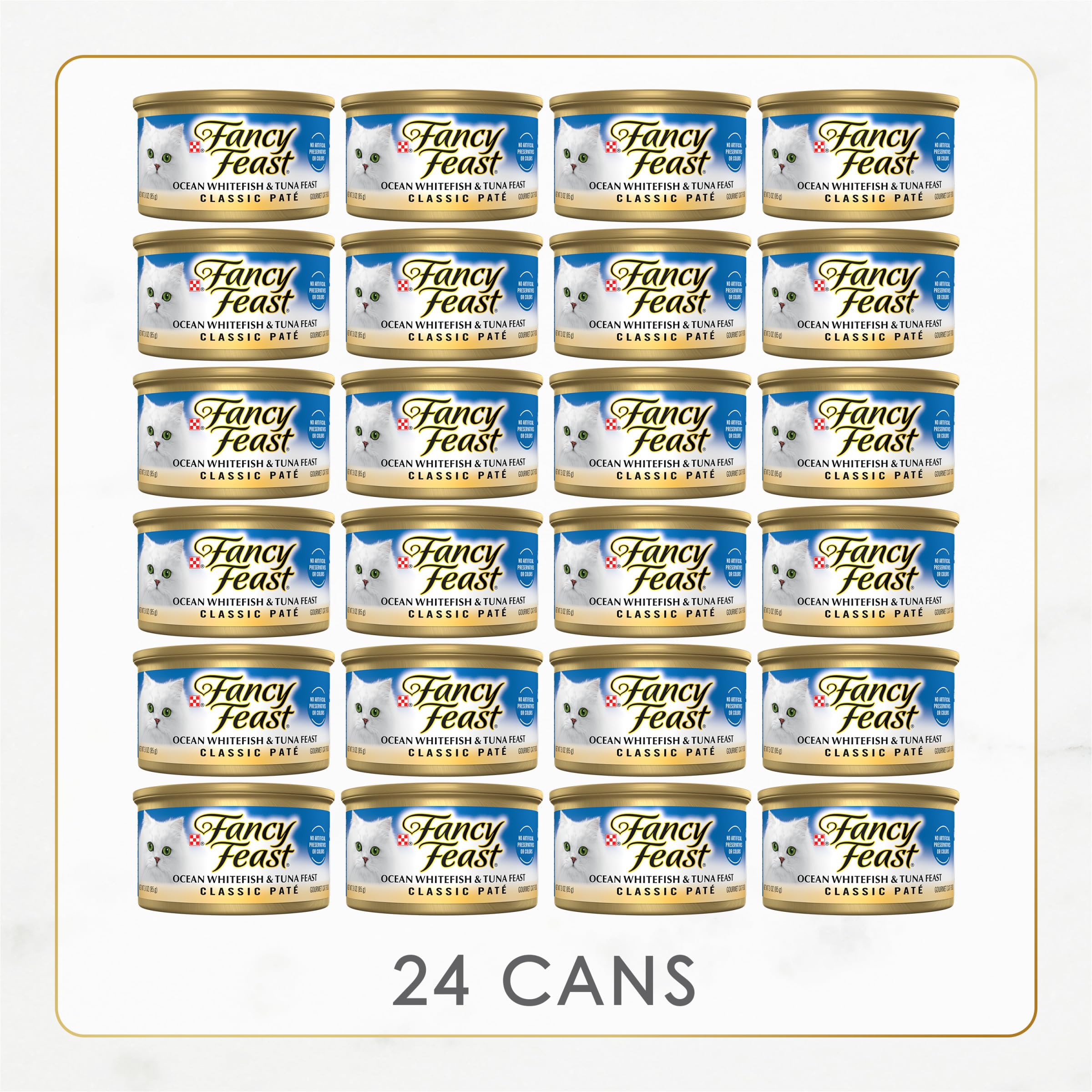 Fancy Feast Pâté ingrédients-reels: ingrédients réels de poisson pour une expérience authentique.