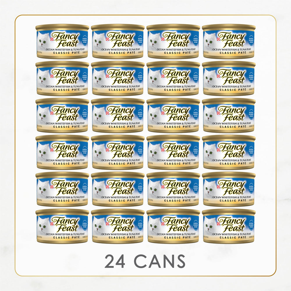 Fancy Feast Pâté ingrédients-reels: ingrédients réels de poisson pour une expérience authentique.