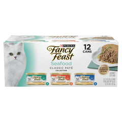 Fancy Feast pâté mer collection, boîtes 3 oz, variété fraîche pour chats gourmets