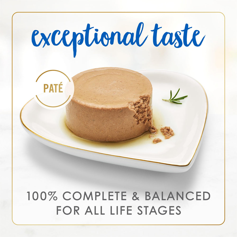 Fancy Feast Pate: texture pate soyeuse pour chat exigeant.