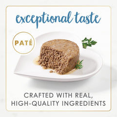 Fancy Feast Pâté Truite et Thon — deuxième boîte, saveur délicate et appétissante.