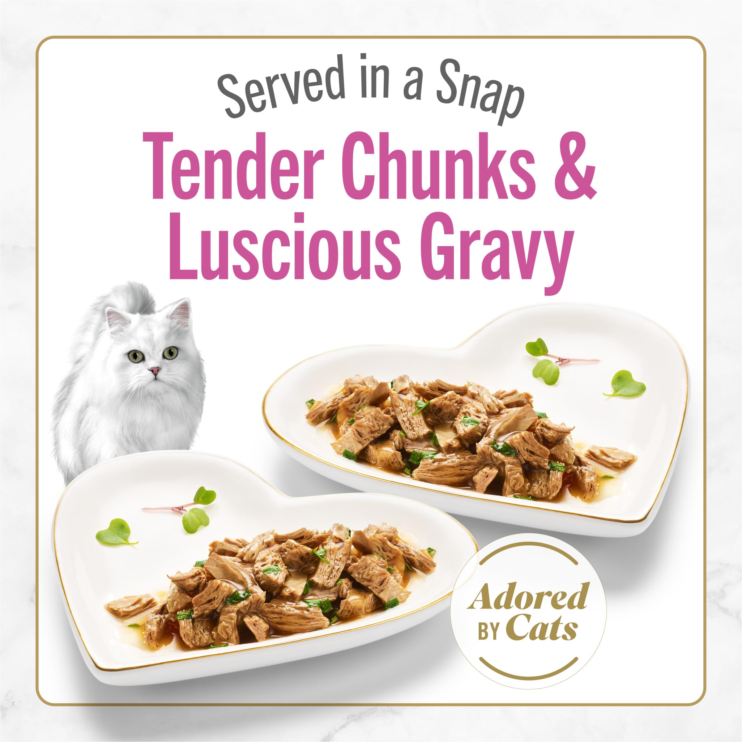 Bol Fancy Feast Petites épinards dans sauce, texture soyeuse pour repas du chat