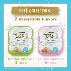 Fancy Feast Petites Kitten Pate Barquette Poulet : saveur tendre pour chaton