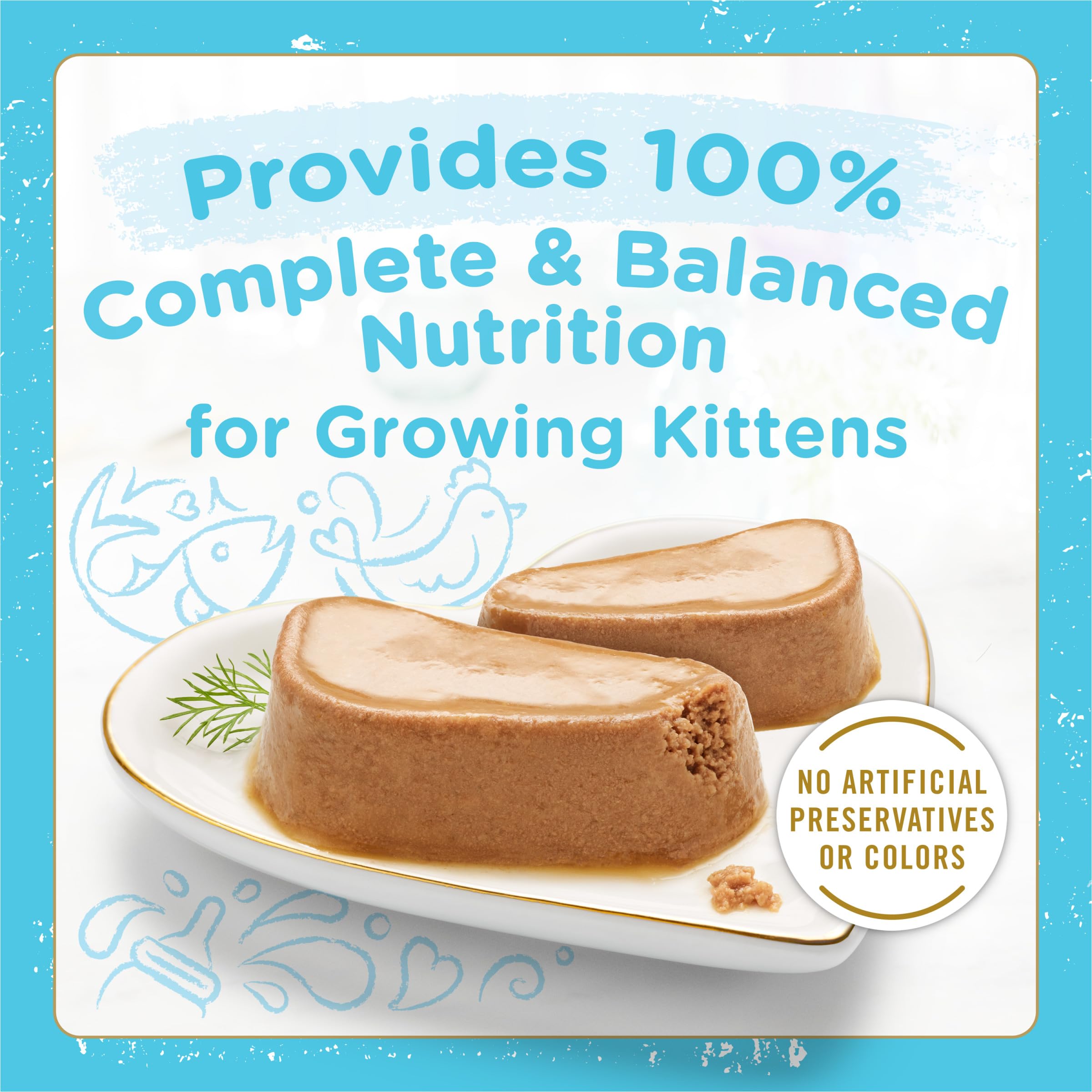 Fancy Feast Petites Kitten Pate Barquette Saumon : texture appétissante