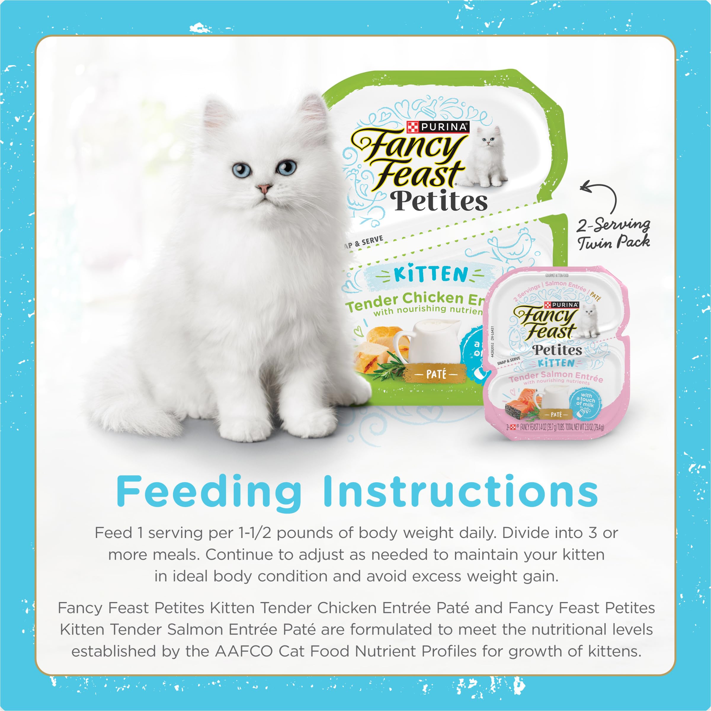 Fancy Feast Petites Kitten Pate Odeur Appetissante : appétence accrue