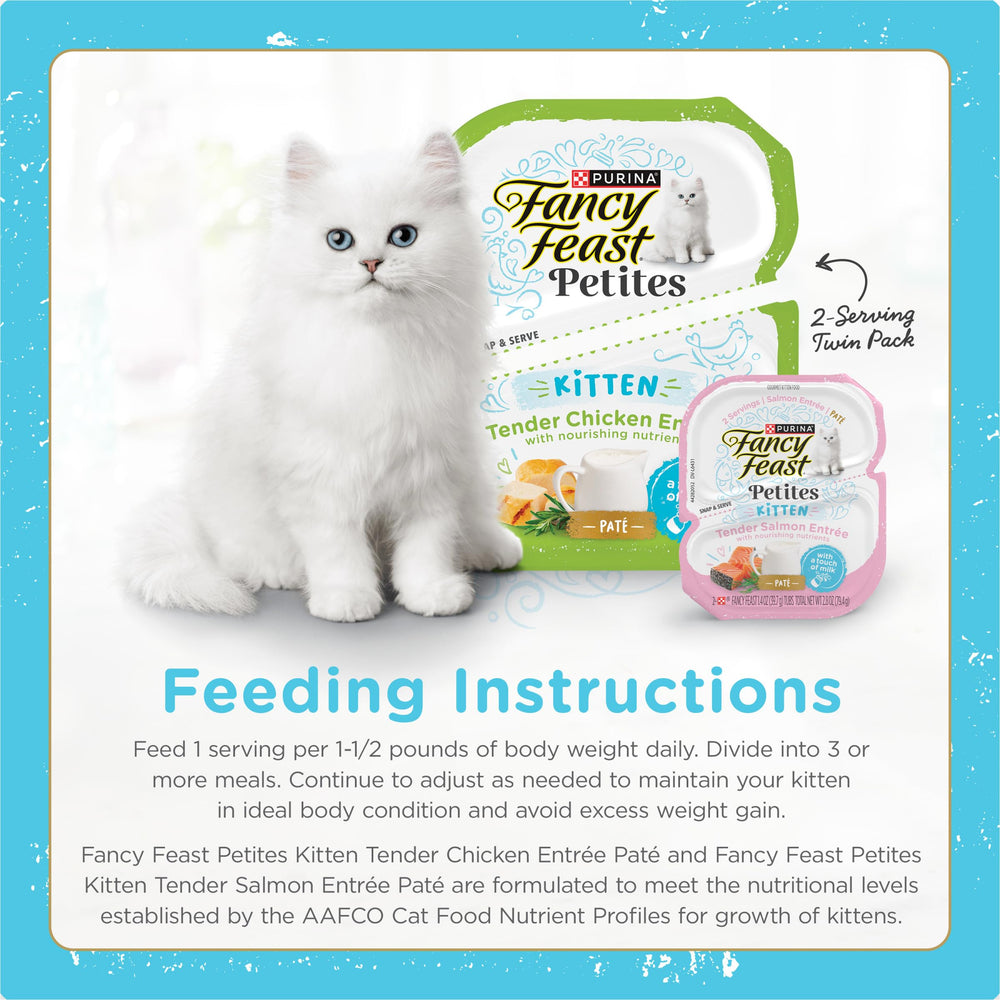Fancy Feast Petites Kitten Pate Odeur Appetissante : appétence accrue