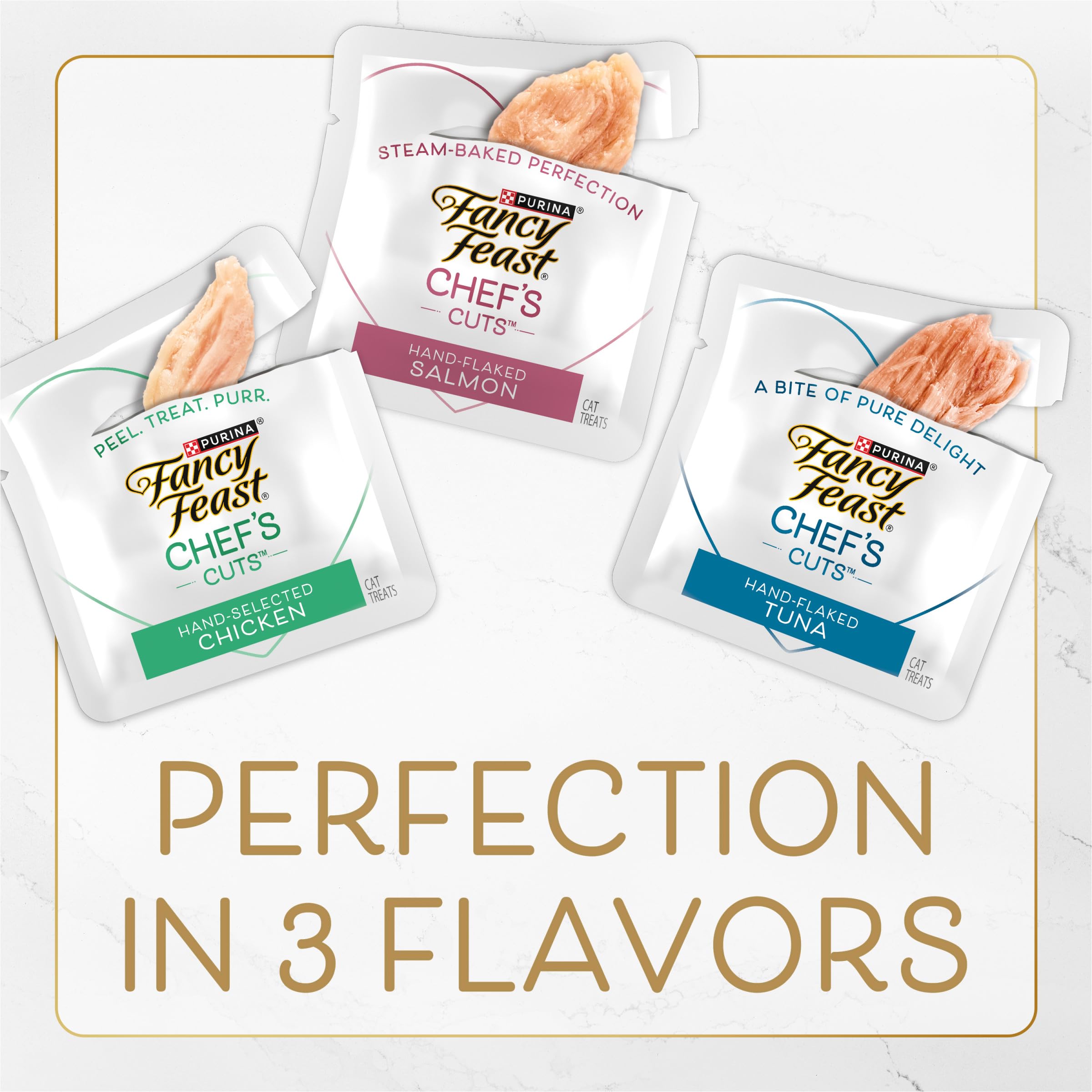 Fancy Feast poulet – bouchées faciles à servir en complément du repas.