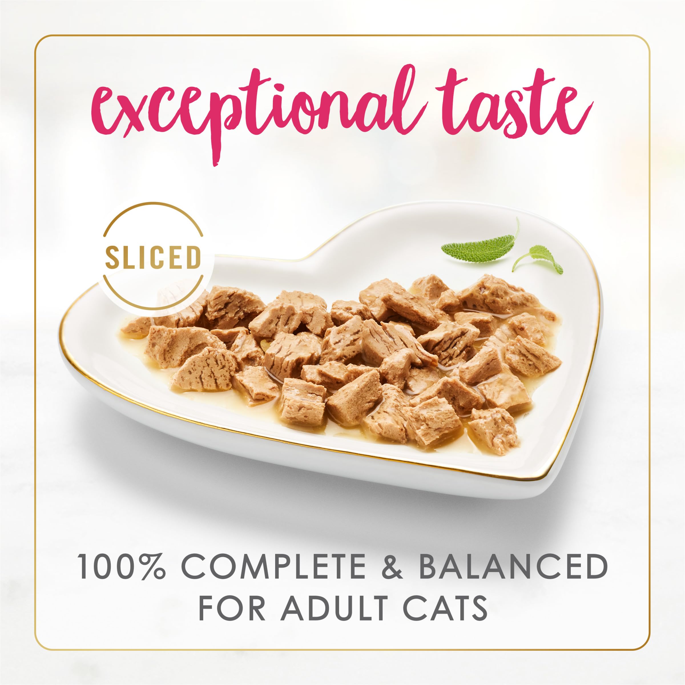 Fancy Feast tranches-poulet-dans-sauce-onctueuse, idéal pour mélanger croquettes.