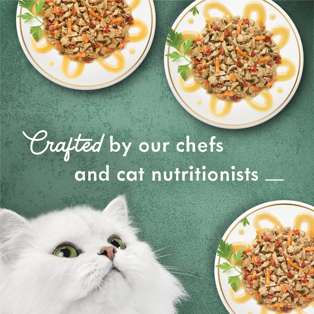 Fancy Feast Primavera boîtes 85 g, portions pratiques à servir.