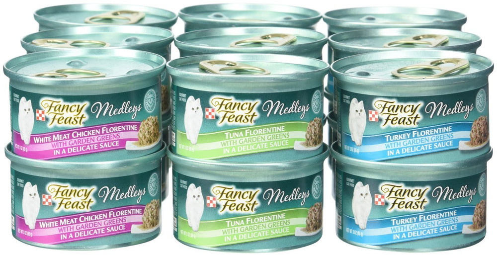 Fancy Feast Purina Medleys Florentine dinde: saveur réconfortante et variété.