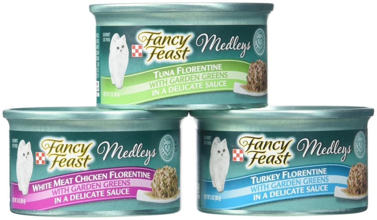 Fancy Feast Purina Medleys Florentine au thon: repas appétissant pour chat.