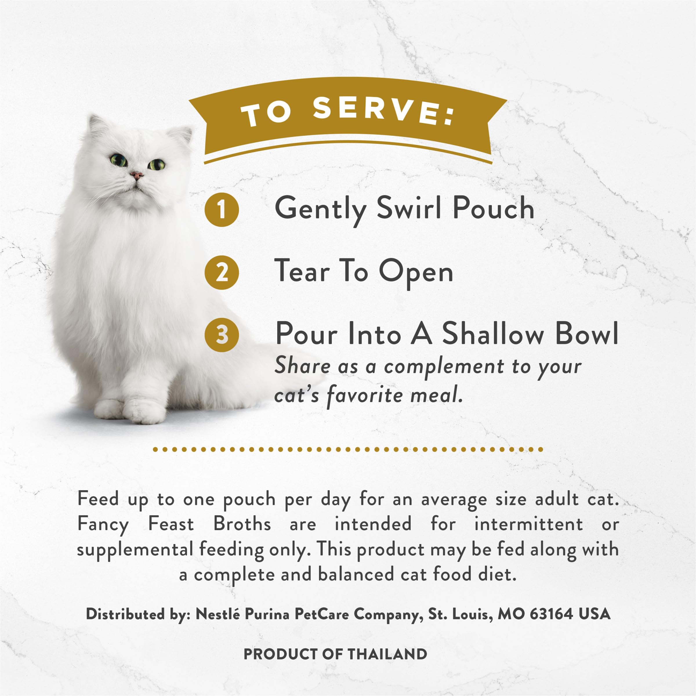 Deux recettes gourmet Fancy Feast incluses pour varier les repas.