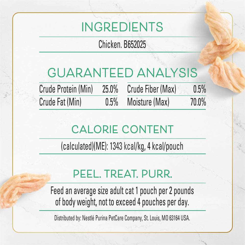 Récompense rapide: petit plaisir poulet Fancy Feast pour chats gourmands.