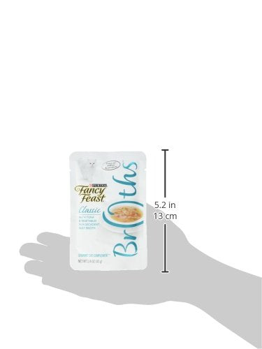 Fancy Feast bouillon soyeux thon, pour hydrater les plats humides de votre chat.