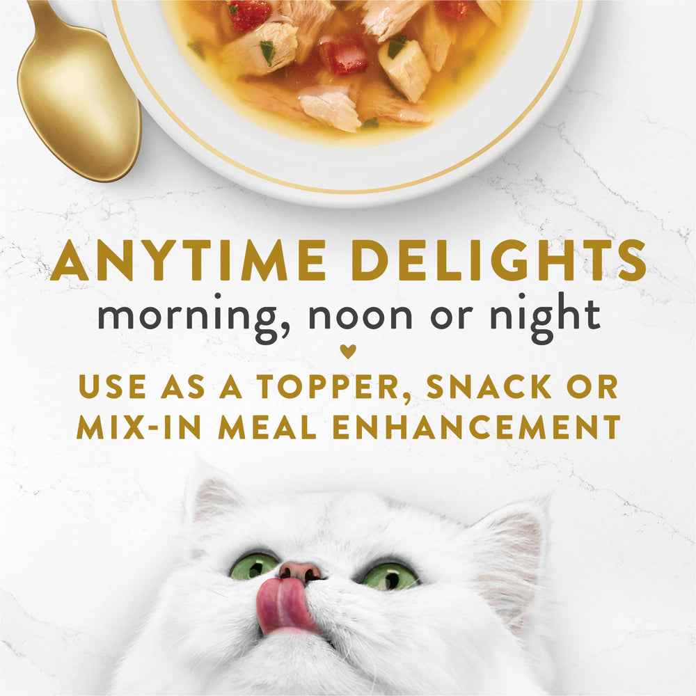 Fancy Feast topper gourmet pour chats, ajoute une touche luxueuse.