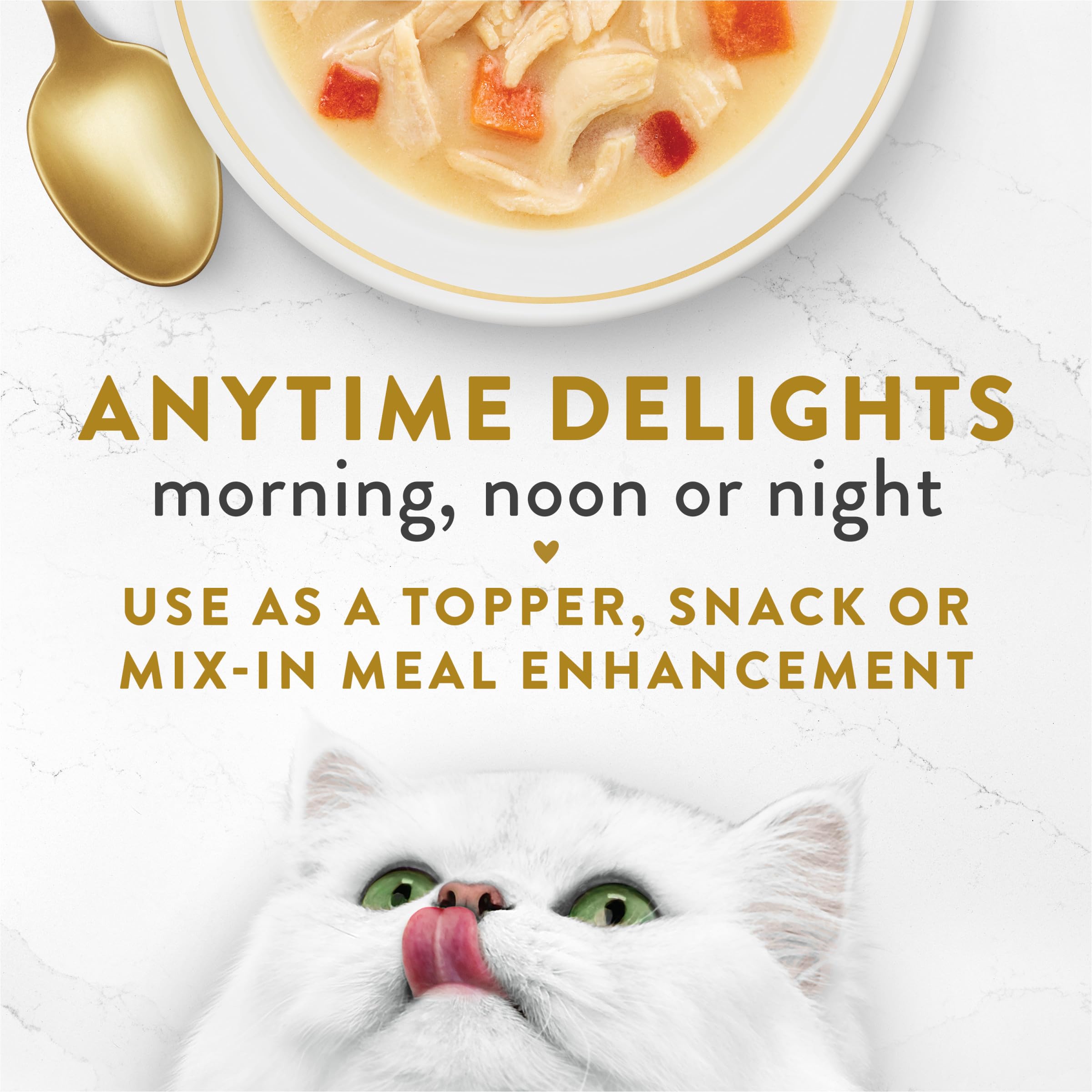 Format prêt à verser Fancy Feast, réduction du désordre.