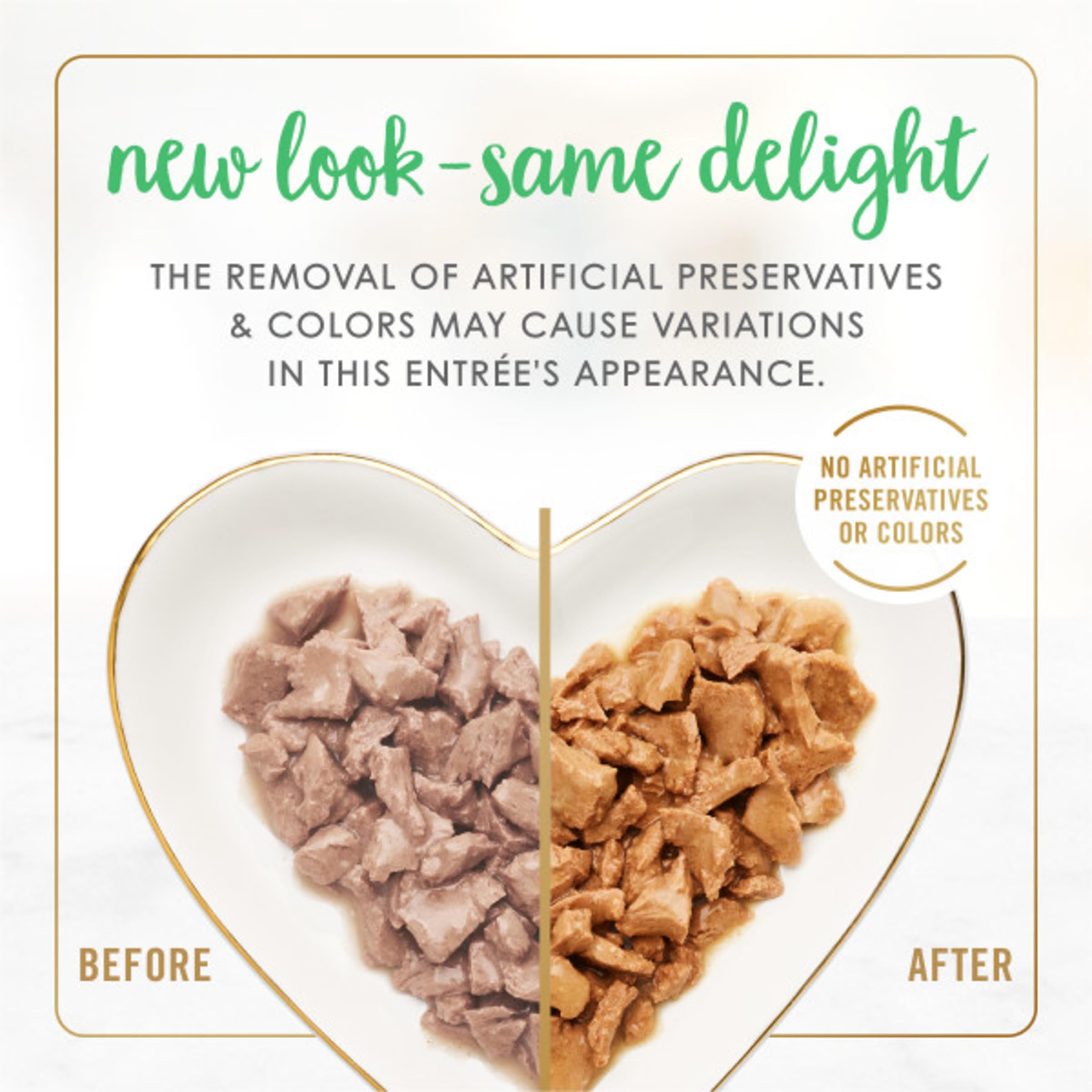 Fancy Feast sans colorants artificiels : formule naturelle pour chat heureux.
