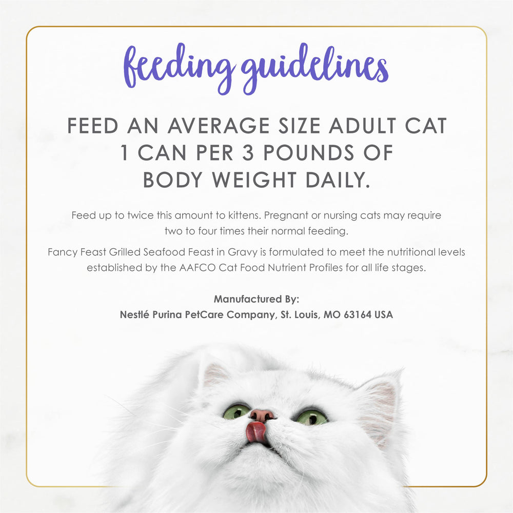 Fancy Feast: recette sans colorants artificiels ni conservateurs pour le repas du chat.