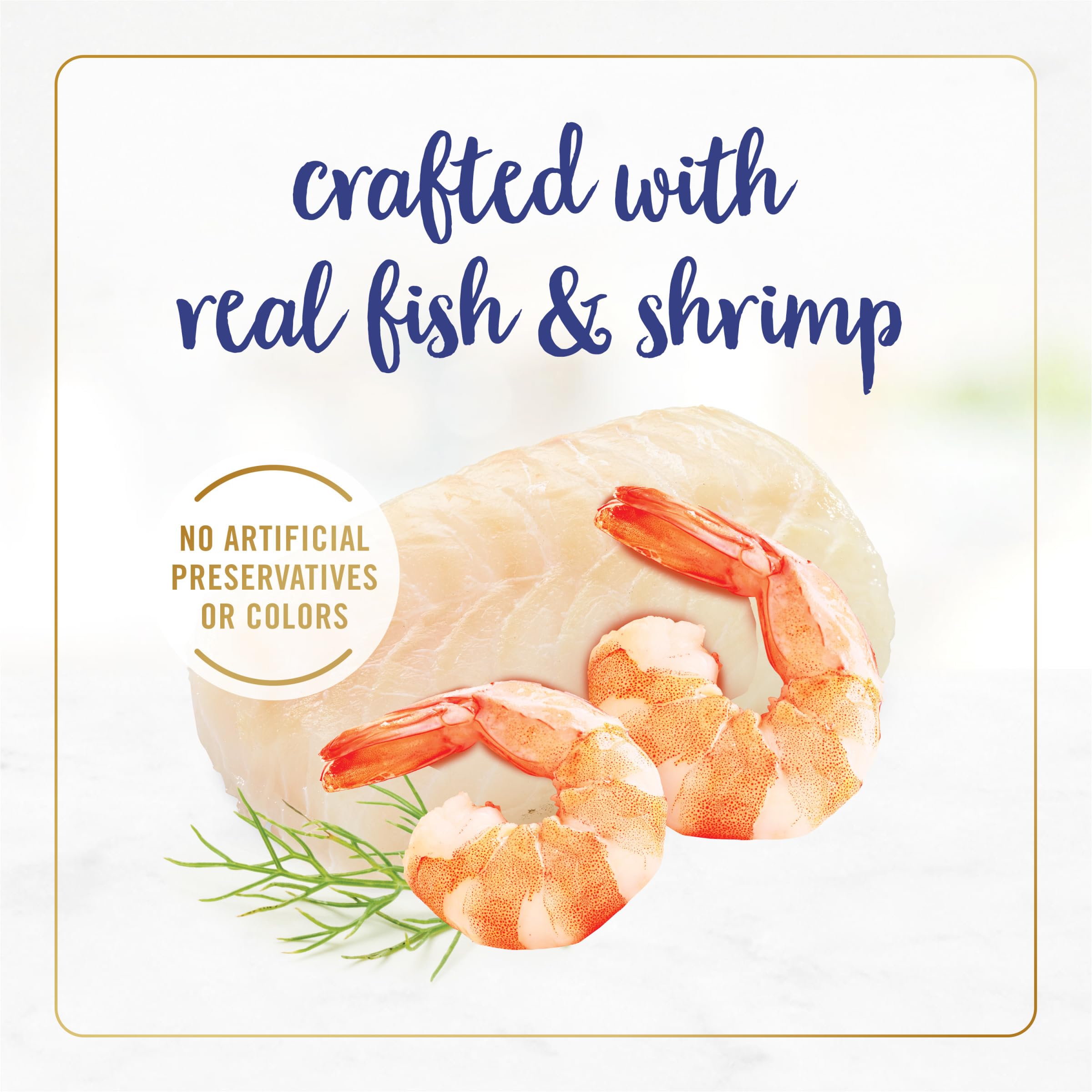 Sans colorants artificiels ni conservateurs dans Fancy Feast.