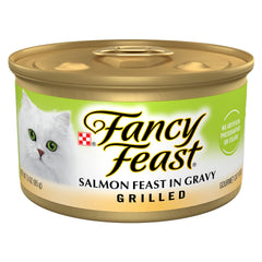 Fancy Feast Saumon Grillé et Jus Léger : bouchées savoureuses quotidiennes.