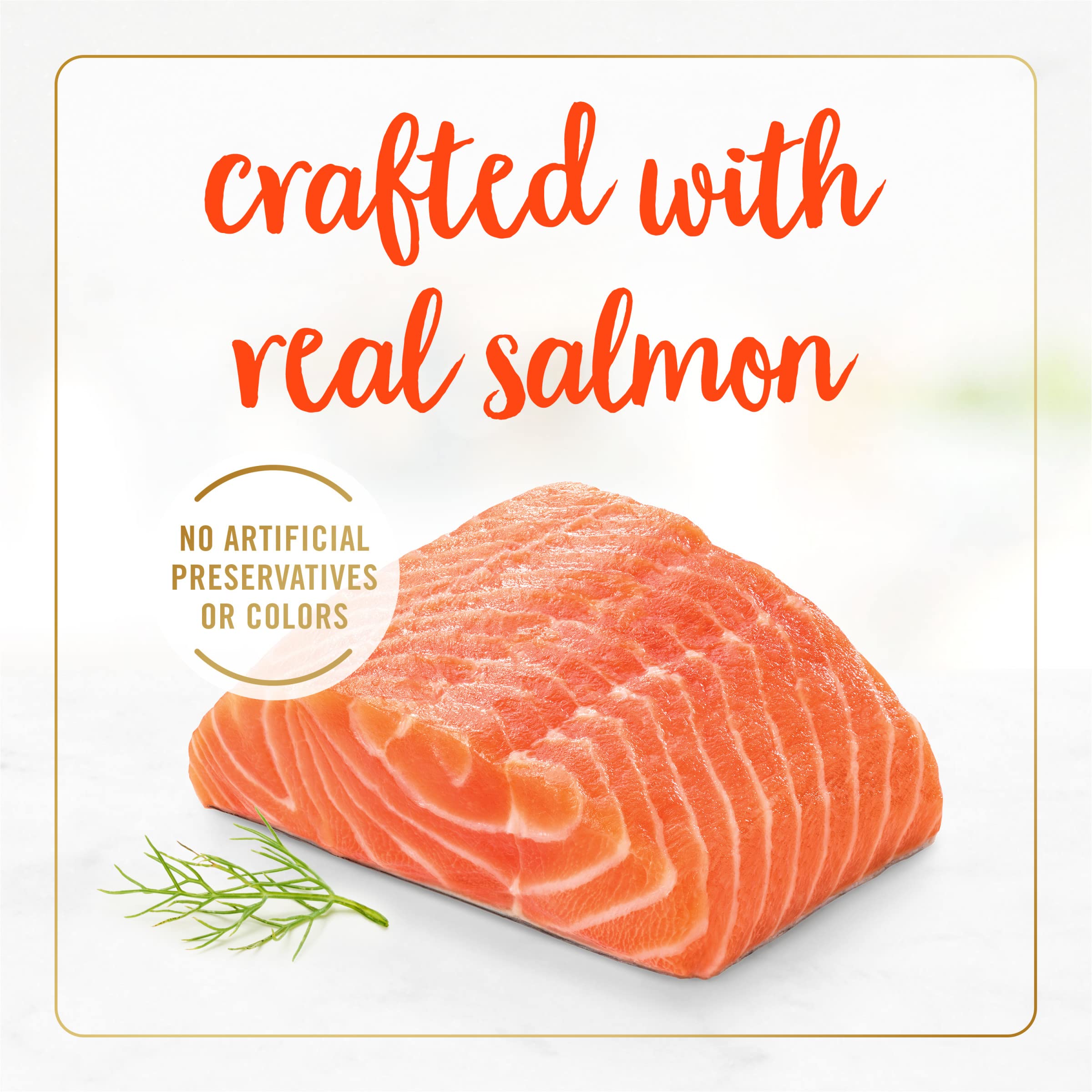 Fancy Feast Saumon Pâté — saumon réel en premier ingrédient pour plus de saveur.