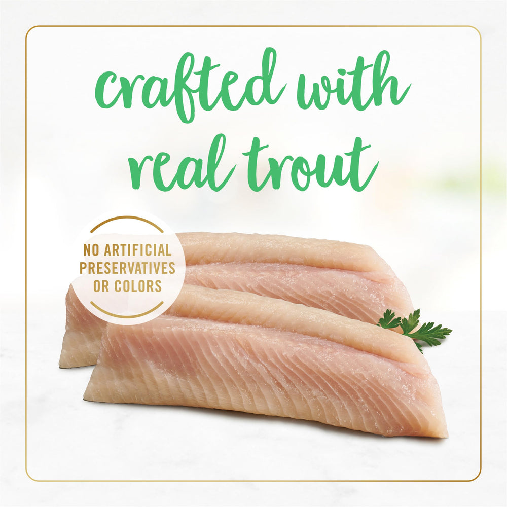 Fancy Feast saveur delicate-truite : arôme subtil qui ravit les papilles du chat.