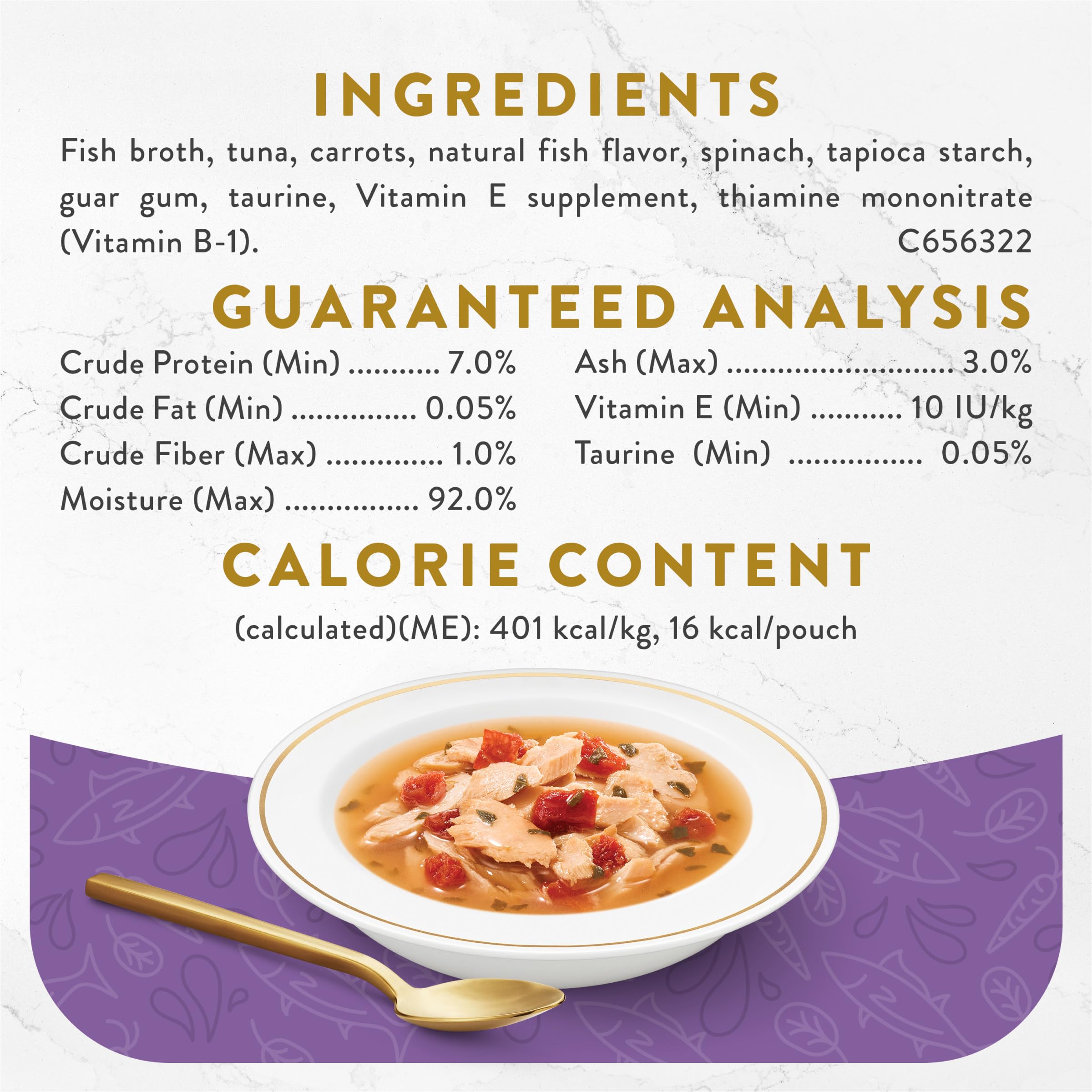Fancy Feast Senior Broths: ingrédients réels sans artificiels.