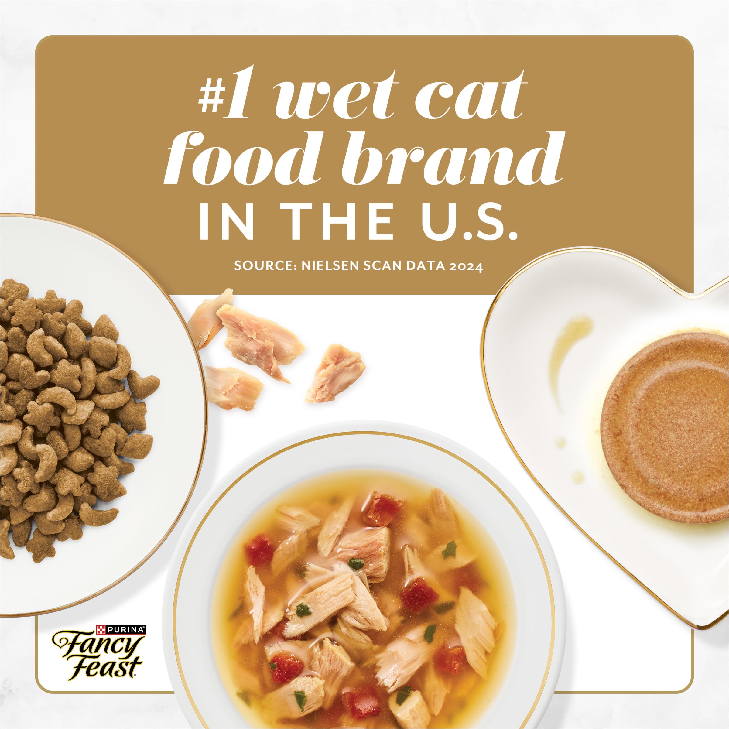 Fancy Feast service-diner: facile à servir, repas rapide.