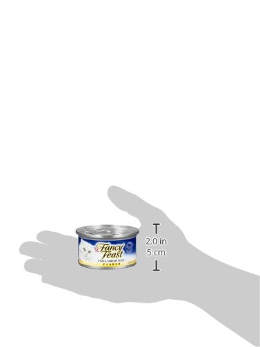 Texture floconnée riche en goût dans chaque boîte Fancy Feast.