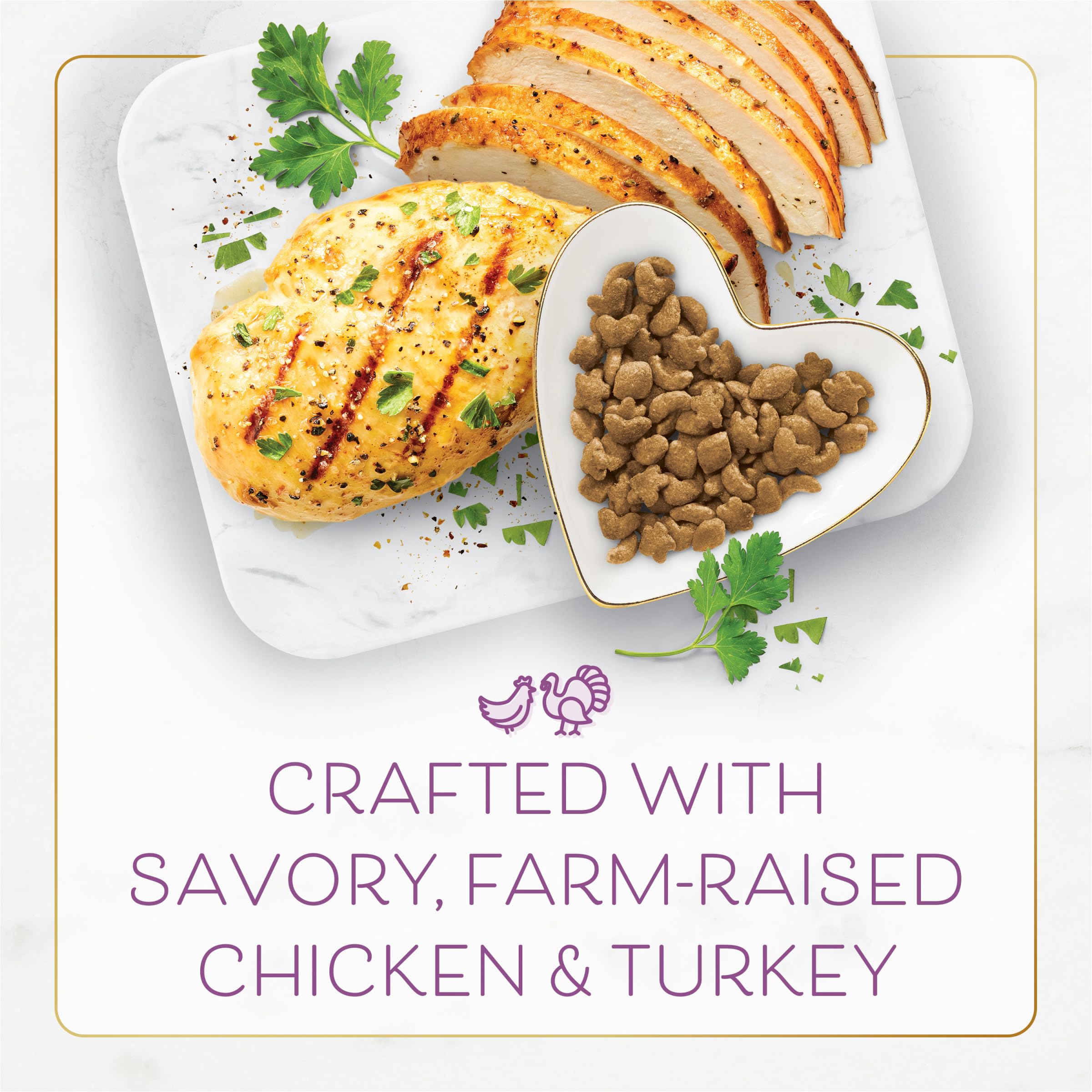 Vitamines et minéraux chez Fancy Feast pour chat adulte.