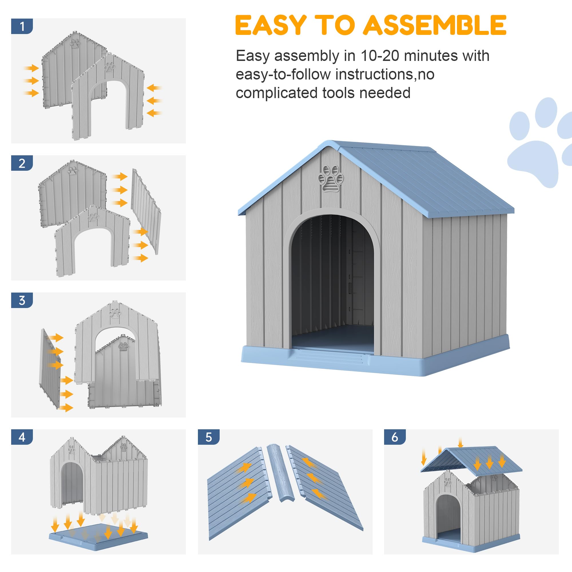 Utilisation polyvalente, adaptée à l’intérieur et à l’extérieur.