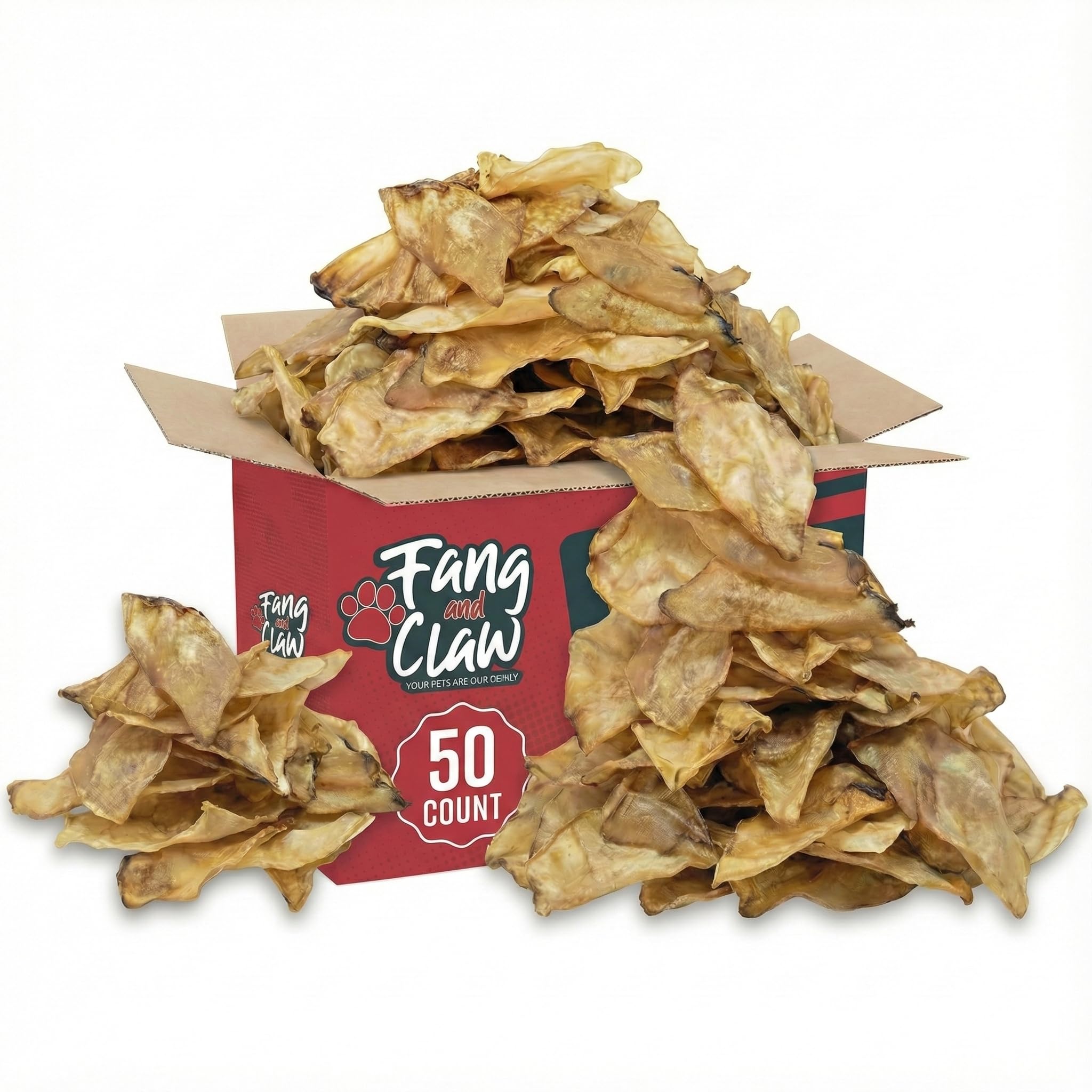 Fang and Claw – oreilles-buffle-eau-chien, expérience de mastication satisfaisante.