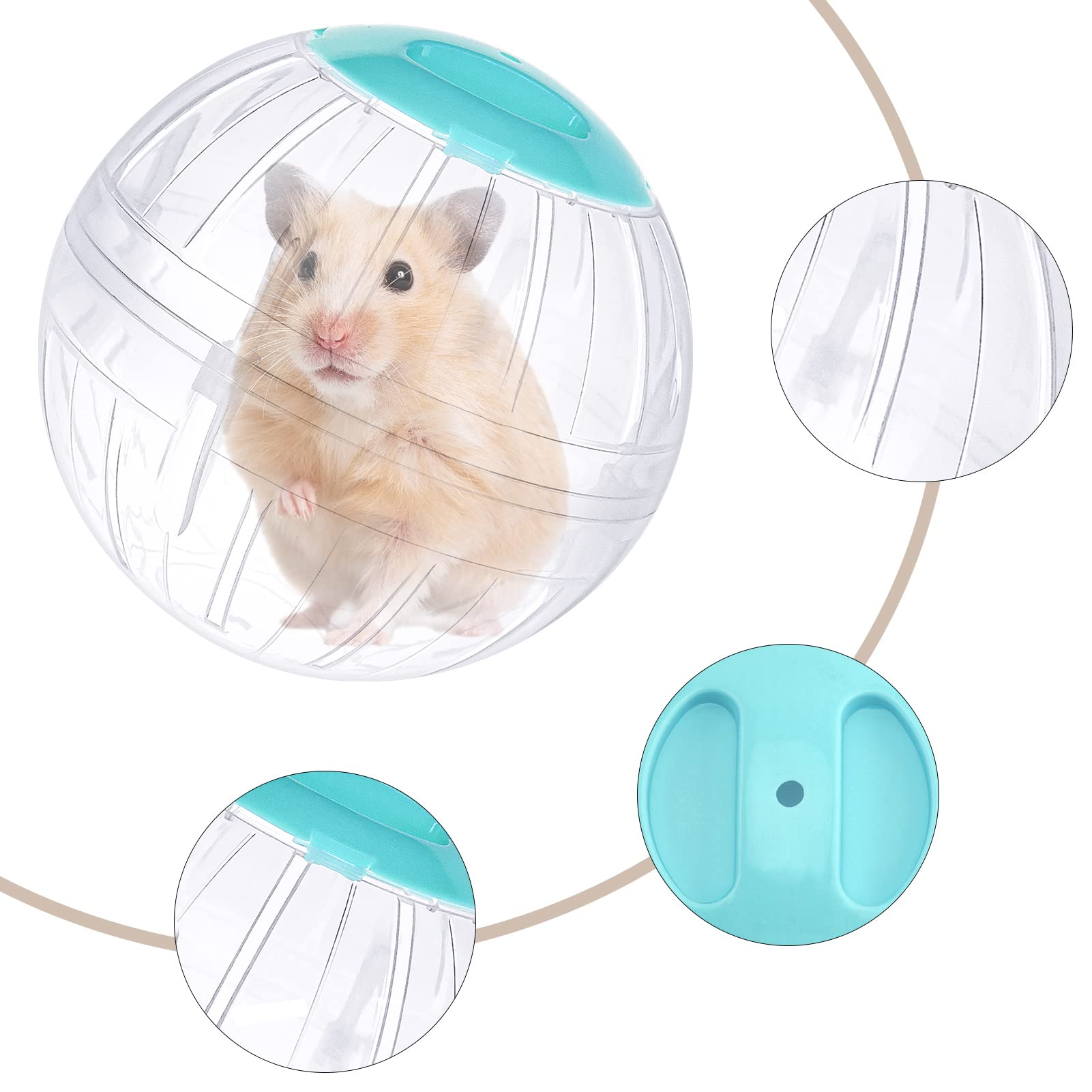 FANKUTOYS observation facile lors du jeu, suivre les mouvements du hamster.