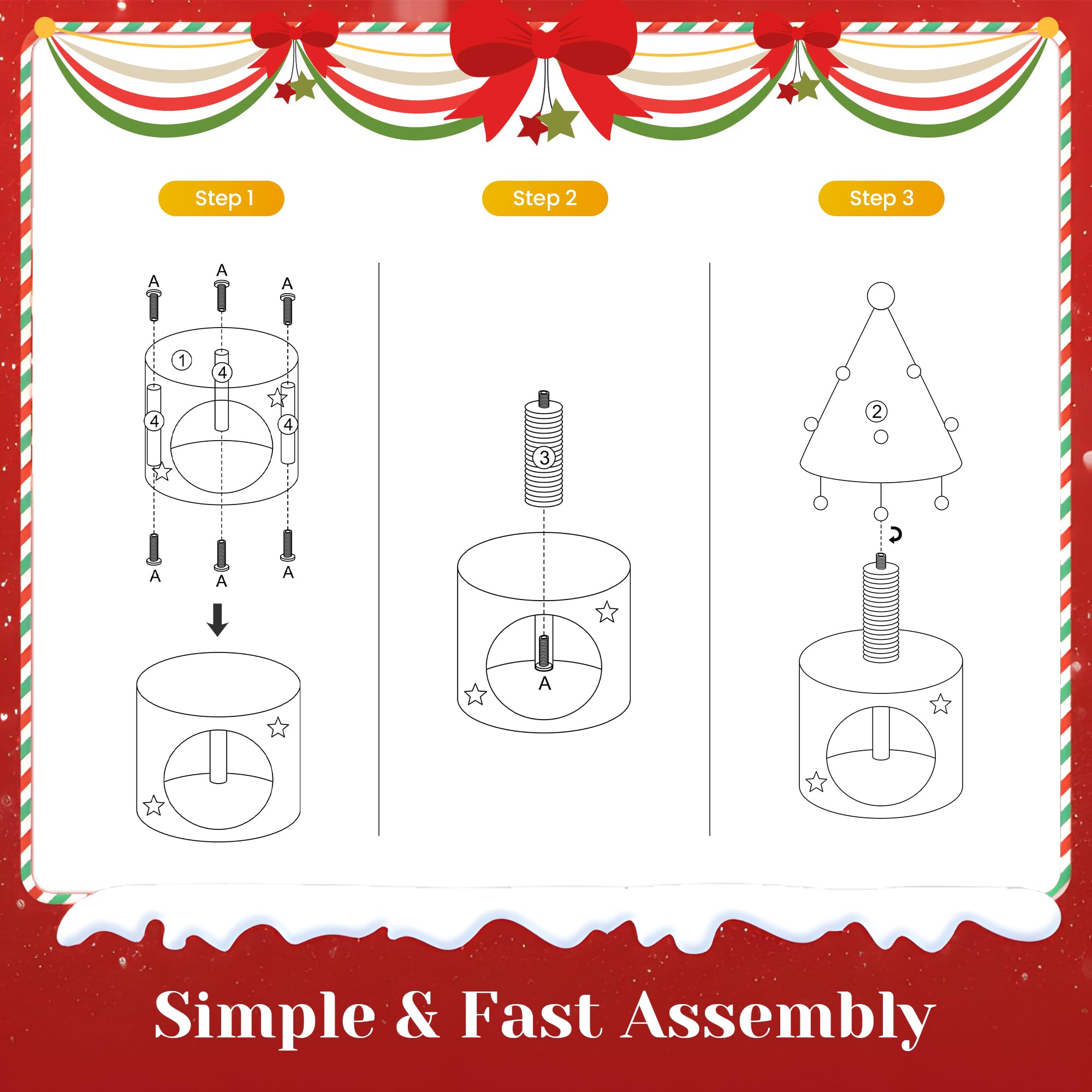 Base stable et design compact, idéal pour petits espaces.