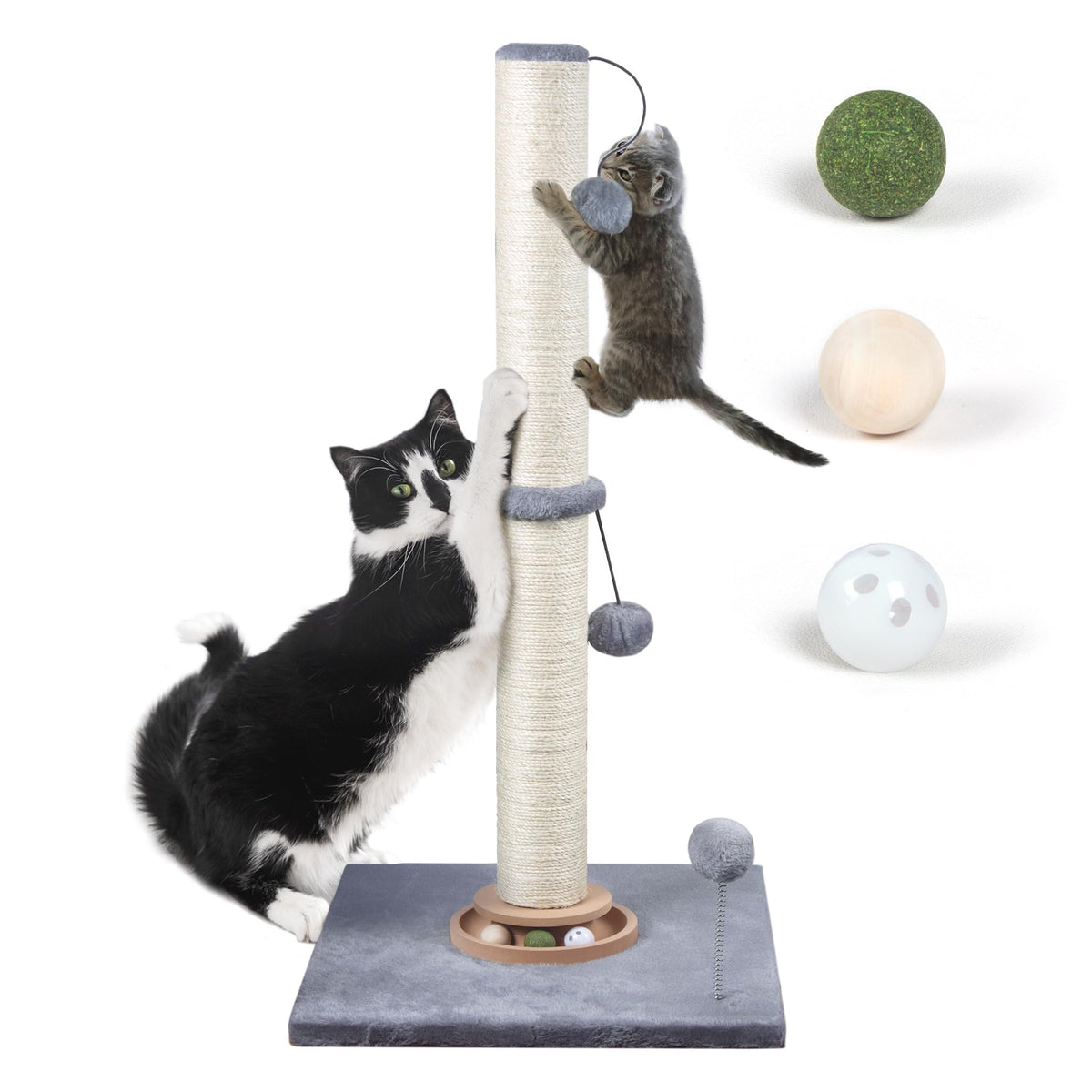 Fantasreen poste griffage chat interactif pour intérieur, favorise le jeu et le griffage.