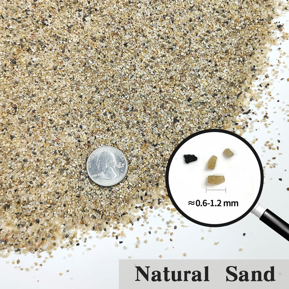 Sable FANTIAN pour bac Betta, fond naturel et esthétique.
