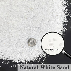 FANTIAN sable aquarium blanc pour decor fond clair