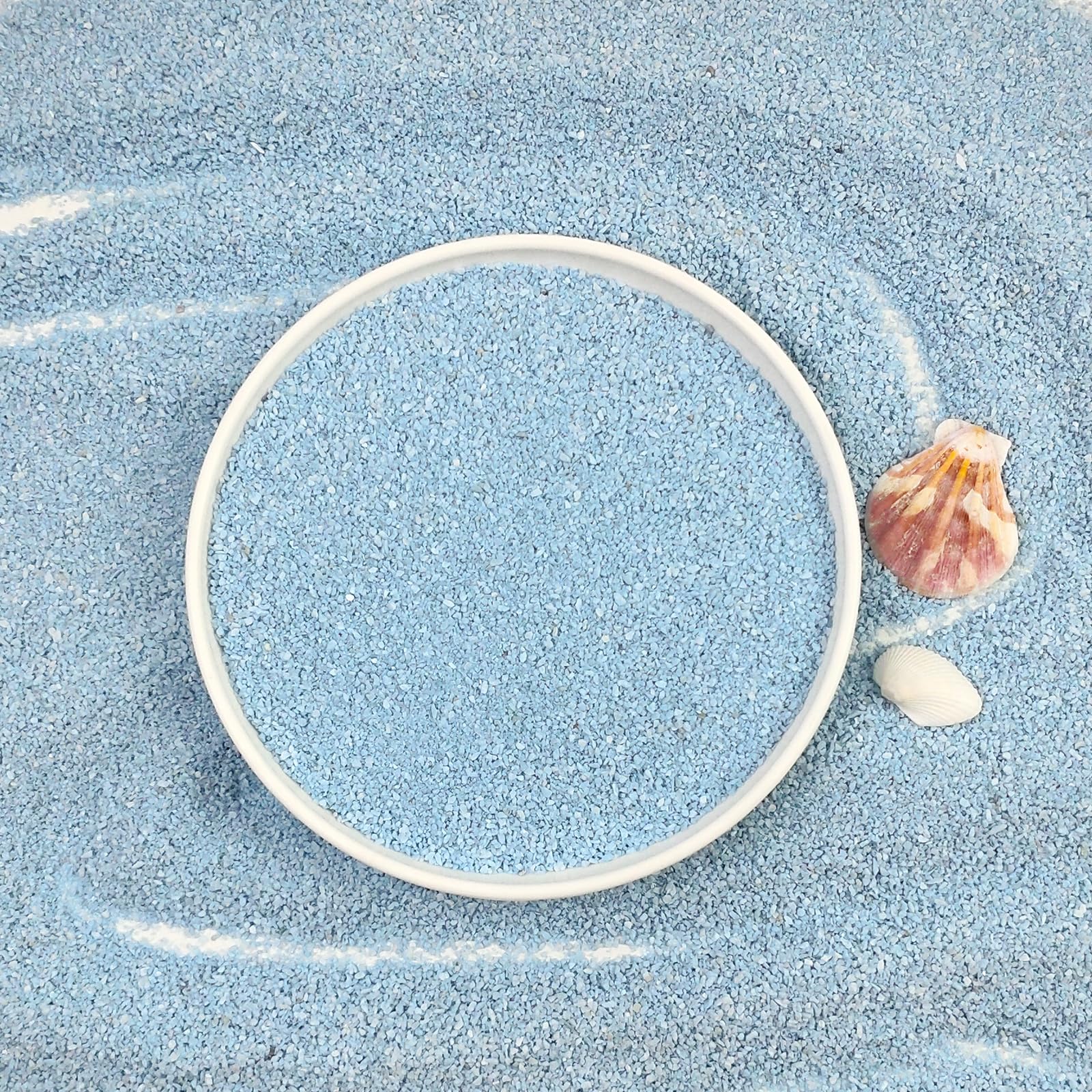 Sable bleu Fantian pour remplissage de vases et bols décoratifs.