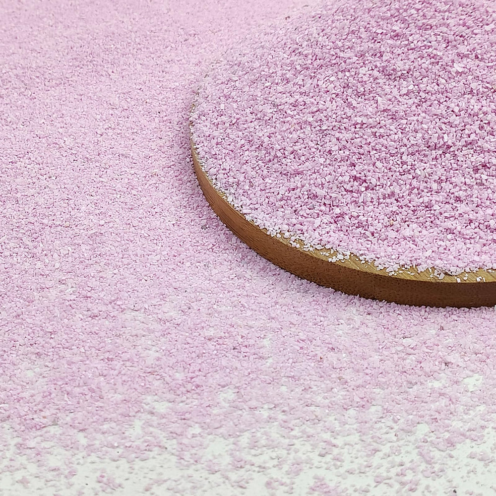 Sable rose Fantian pour bassin, ambiance naturelle et lumineuse.