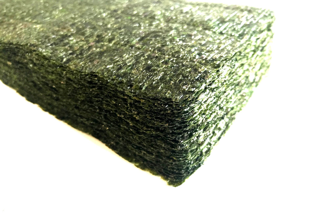 Algue verte Far Edge Aquatics, feuilles 4x8, idéale pour nourrir poissons herbivores.