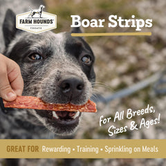 Farm Hounds Boars Strips - emballage usine, fabrication aux États-Unis et qualité fiable.