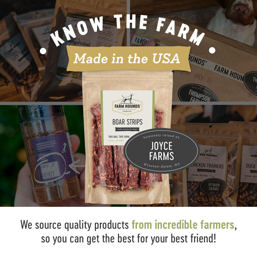 Farm Hounds Boars Strips - idéal pour récompense lors des séances d'entraînement.