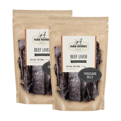 Farm Hounds foie-boeuf-seche emballage avant: friandise naturelle prête pour l'entraînement